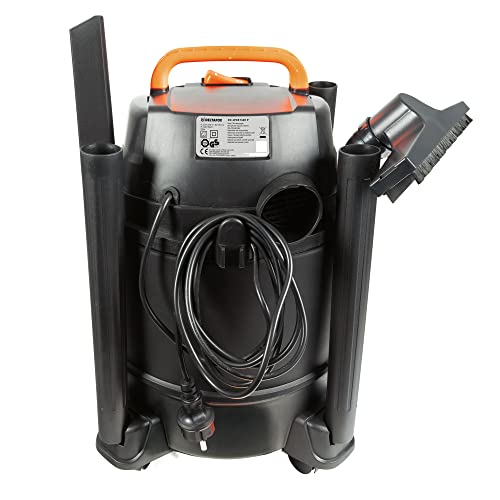 Aspirateur eau et poussière DC-WDE 1420 P de DELTAFOX - 1 400 W, flexible Ø 36 mm de 2,5 m, câble de 2,5 m, puissance d?aspiration de 17kPA, réservoir de 20 L, fonction de soufflage - Image 3