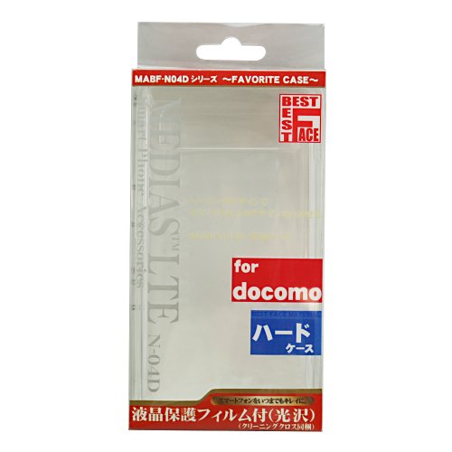 BEST FACE NEC MEDIAS LTE N-04D Compatible Case, Clear MABF-N04DCL