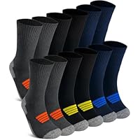 PS PROUTHS 6 Pares, calcetines trabajo hombre invierno,