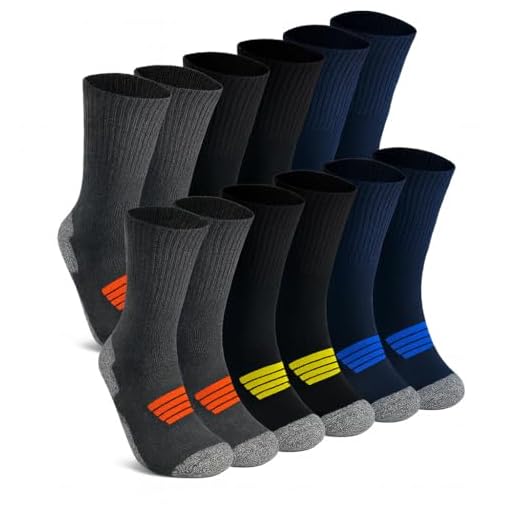 Calze da lavoro termiche rinforzate (6 paia)