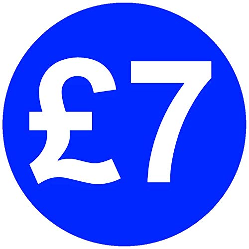 30mm Price Stickers Pack of 500 - Bright Blue - £7