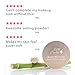 100% PURE Bamboo Blur Powder Tinted Setting Mattifying Face Makeup, Oil Absorbing Pore Minimizing Light Finish - Long Lasting, Vegan, Fruit Pigmented Translucent Color (Sheer) - 0.2 Oz