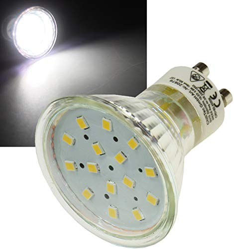 Preisvergleich Produktbild LED Strahler GU10 H10 SMD 15 SMD LEDs