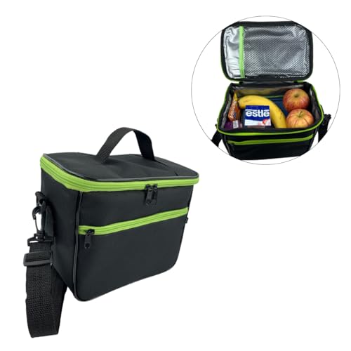 Bolsa Térmica Marmita De Ombro Lancheira Masculina Necessaire Transversal Verde ART MANIA