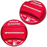 タイプ5BM1/RE BMW車用 1～8シリーズ X1～X7 X3M～X6M Z4 給油 フューエル キャップ カバー アルミ製 レッド アルマイト仕上 PERFORMANCE ロゴマーク カッティングステッカー付 客注品 欧米仕様 ブラガ BG BRAGA (●BMW車用)