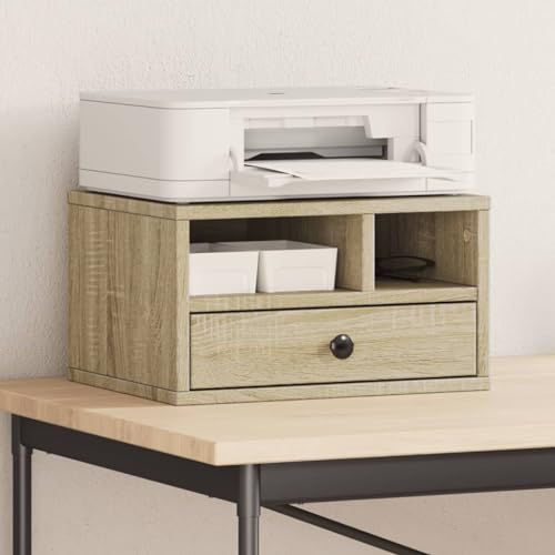 Générique - Générique Support d'imprimante chêne Sonoma 40x32x22,5 cm Bois ingénierie,Appareils électroniques,Imprimantes, photocopieurs, scanners et fax,Accessoires pour imprimantes,Brun,8.3 KG,840606