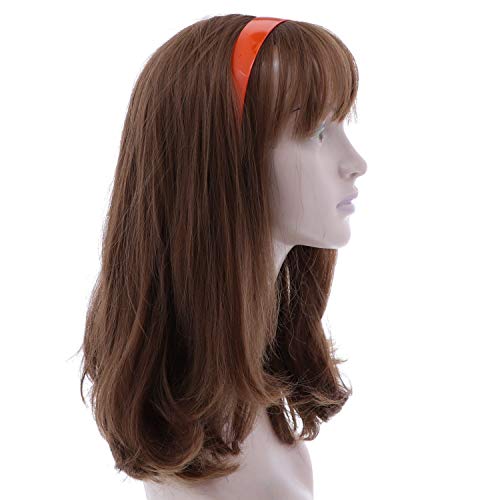 Motique Accessories Orange 1 Inch Plastic Hard Headband With Teeth Head Band Women Girls #TOP1