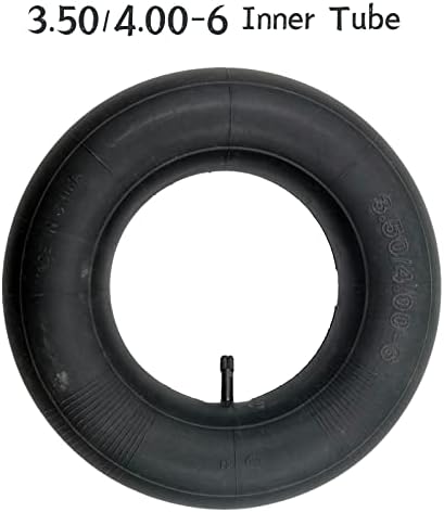 2 PCS 3.50/4.00-6 Tire Inner Tube with TR-13 Straight Valve Stem for Hand Trucks, Lawn Mowers, Yard Trailers, and Wheelbarrows
