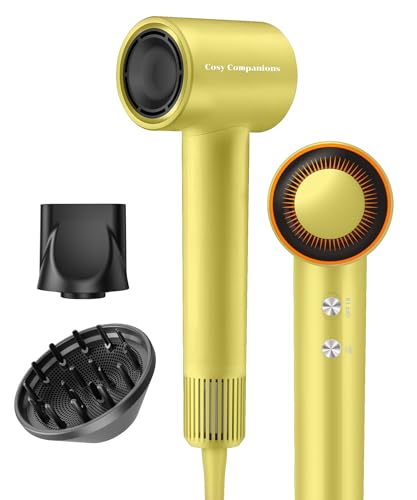 High-Speed Hair Dryer with Ions Diffuser & Nozzle