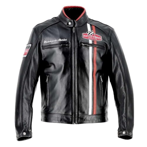 Image of Helstons Jay Motul Edition Motorcycle Leather Jacket, black, L