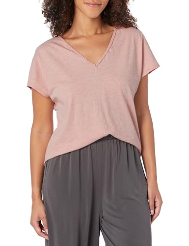 Splendid Ali Heather Lurex Tee Chemise Femme douce sans irritation
