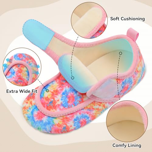 BARERUN House Slippers for Women Men Soft Cotton Indoor Shoes Memory Foam Slip on Bedroom Slippers3