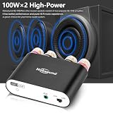 Nobsound NS-10G Pro Hi-Fi DSP Mini wzmacniacz cyfrowy 100 W, z systemem bluetooth 5.0, 2-kanałowy dźwięk stereo, do użytku domowego