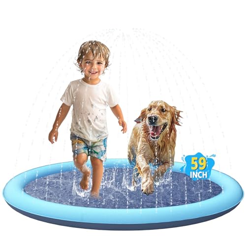 YBYZNOI Splash Pad for Kids and Dog, 59