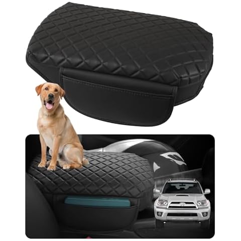 SDPVorn Console Cover for Toyota 4Runner 2003-2009 Armrest Cover Leather Center Console Cover with Pockets Arm Rest Pad Middle Console Lid Cover for 4runner Accessories (for 4Runner 2003-2009) Cover
