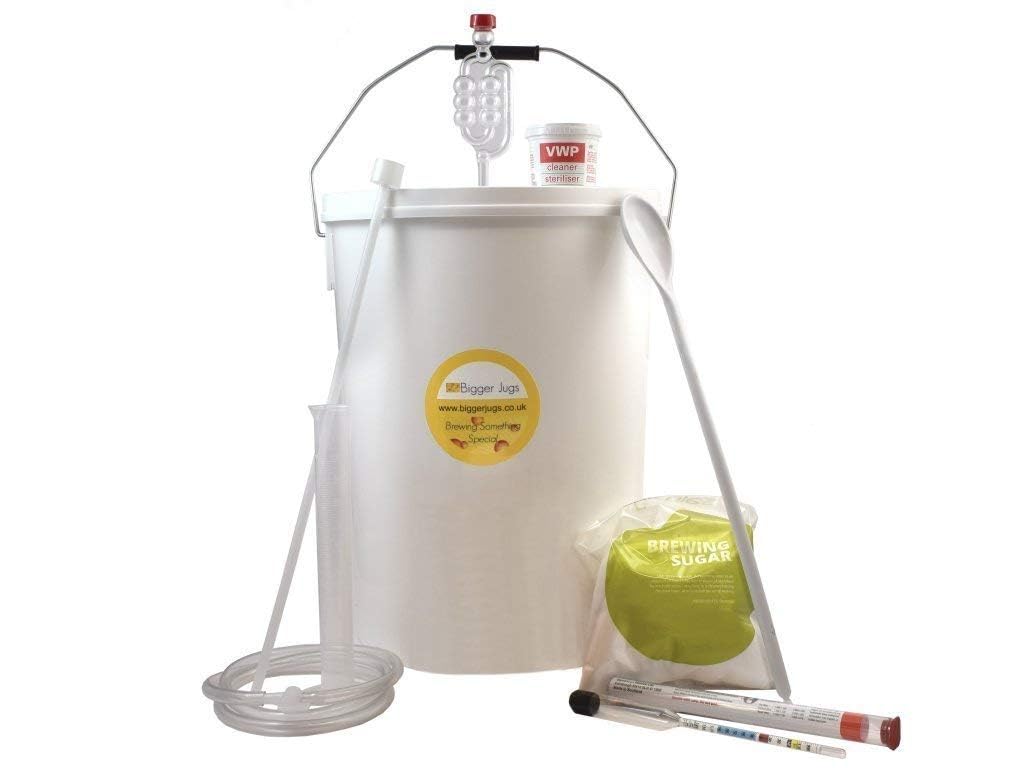 Bigger Jugs White 40 Pint (5 Gallon) Cider Making Starter Kit - John Bull Country Cider