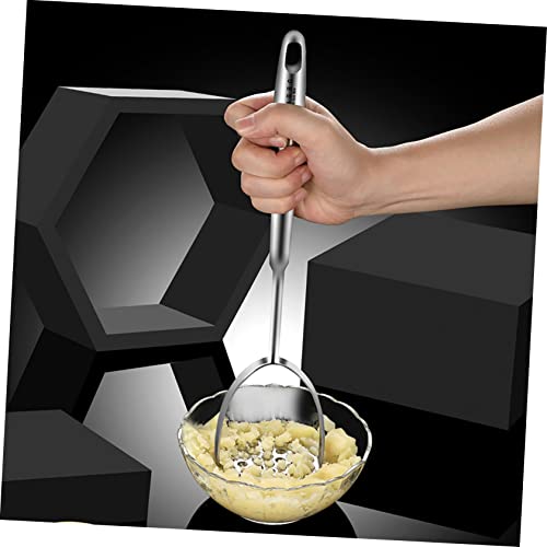 Kartoffelstampfer, 1 Stück Stampfer Multitools Knoblauchwolf Werkzeug Lebensmittelzerkleinerer Metall Kartoffelpresse Kartoffelpresse Reispresse Handwerkzeug Kartoffelschlammpresse Avocadopresse Baby