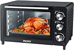 Prodex PX7023B 23 Litre Tabletop Mini Oven, 1500W Electric Cooker & Grill, Ideal for Roasting, Baking, Grilling & Reheating, Temperature Range: 100-230°C, Black