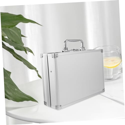 Aluminum Alloy Tool Box Organizer Portable 1-Piece Storage Case for Instruments and Makeup Lockable Design for Professionals and Home Use3