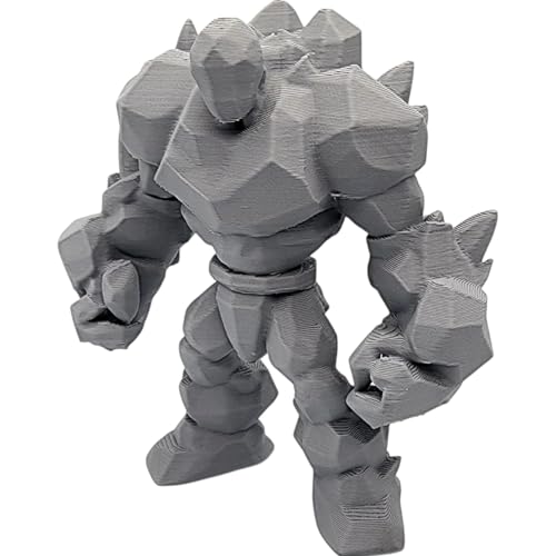 Greater Earth Elemental Figurine – Rock Golem Style Desktop Statue
