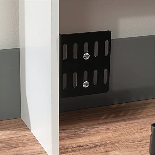 Pemberly Row Wooden Full-Queen Bookcase Headboard In Glacier White #TOP7