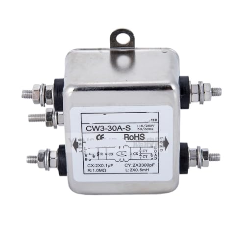 Filtre AC monophasé 10A CW3-30A-S anti-interférence passe-bas