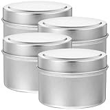 Mini bocaux avec couvercles : un bocal très polyvalent, idéal pour la conservation de petits objets, les cadeaux, les loisirs créatifs, les bougies et le rangement, boîtes métalliques