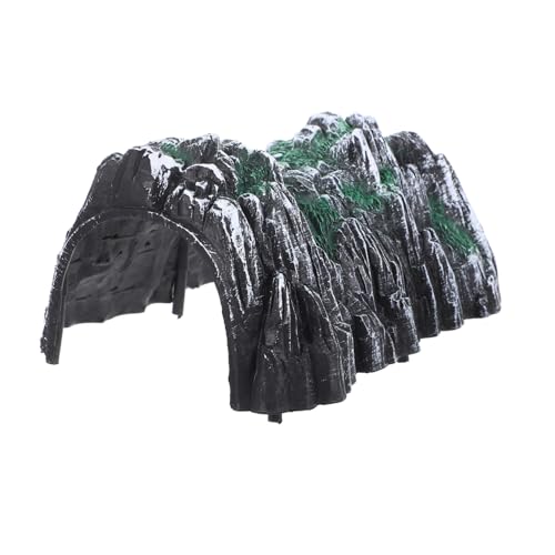 Milisten 2sets DIY Train Tunnel Model Accessory for Creative Railway Scene Building and Realistic Cave Design for Imagination and Playtime Fun 4pcs*2