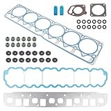Engine Cylinder Headgasket Set with Valve Cover Gasket, Compatible with 2000-2006 Jeep TJ Wrangler, 99-01 Jeep Cherokee, 99-04 Jeep Grand Cherokee, Replace# HS26211PT MS93094 VS50458R
