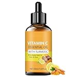 Vitamin C Turmeric Face Oil, Turmeric Facial Oils for Face Anti aging, Reduce Wrinkles & Fine Lines, Firming Skin, Dark Spot Remover, Even Skin Tone, Hydrate Dry Skin, Enhanced Skin Barrier