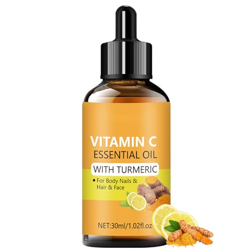 Vitamin-C-Turmeric-Face-Oil-Turmeric-Facial-Oils-for-Face-Anti-aging-Reduce-Wrinkles-Fine-Lines-Firming-Skin-Dark-Spot-Remover-Even-Skin-Tone-Hydrate-Dry-Skin-Enhanced-Skin-Barrier Vitamin C Turmeric Face Oil, Turmeric Facial Oils for Face Anti aging, Reduce Wrinkles & Fine Lines, Firming Skin, Dark Spot Remover, Even Skin Tone, Hydrate Dry Skin, Enhanced Skin Barrier - Image 1