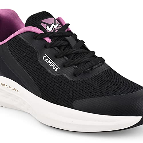 Image of Campus Women's NINO BLK /Voilet Running Shoes - 6UK /India 22L-140