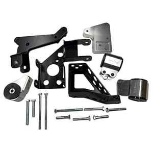 BULL BOOST PERFORMANCE Engine Mount Bracket for K-Swap Honda Civic 1996-2000 EK Chassis K20 K24 K-Series 70A