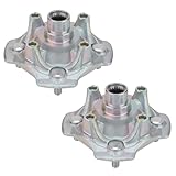JAVIK Front Wheel Hub 2Pcs Fit for Honda Foreman 500 2005-2013 Rubicon 500 2005-2014 Rincon 680 2006-2023, O.E.M# 44615-HN2-A20 44615-HN2-A60 44615-HN8-J00