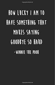 Paperback How Lucky I Am - Winnie the Pooh Journal - Goodbye Gift - Going Away Gift Book