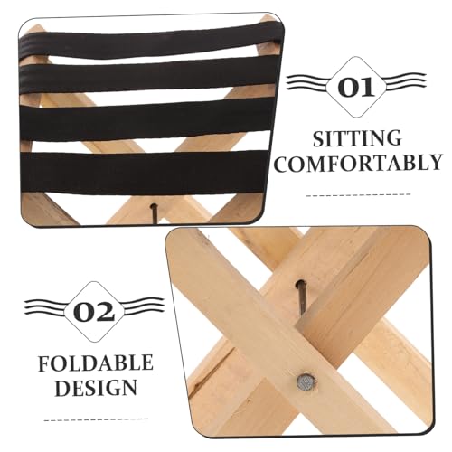 Tabouret de camping pliant ultra léger avec assise renforcée