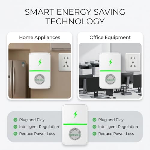 4Pcs Stopwatt SmartPlug Device, Stop Watt Device Plug in for Home & Office US Plug, 30KW Load Energy Saver - 3