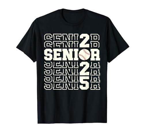 Senior 2025 Class of 2025 Baseball Seniors Regreso a la escuela Camiseta
