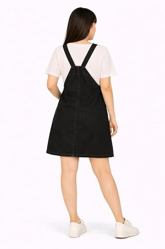 Generic black denim dress – image 4