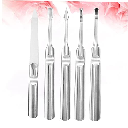 Beavorty 5 Pçs Conjunto De Esmaltes Conjuntos De Unhas Ferramentas De Unhas Limas De Unhas De Dupla