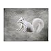 Albino Squirrel by Jai Johnson, 18x24-Inch Canvas Wall Art