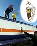 Elitix Probenehmer 500-ml-/1000-ml-Ölsammelbehälter mit 20 m Seil, Kraftstoffentnahmebecher für Raffinerien, Petrochemische Probenahmezange(1000ml,Copper)
