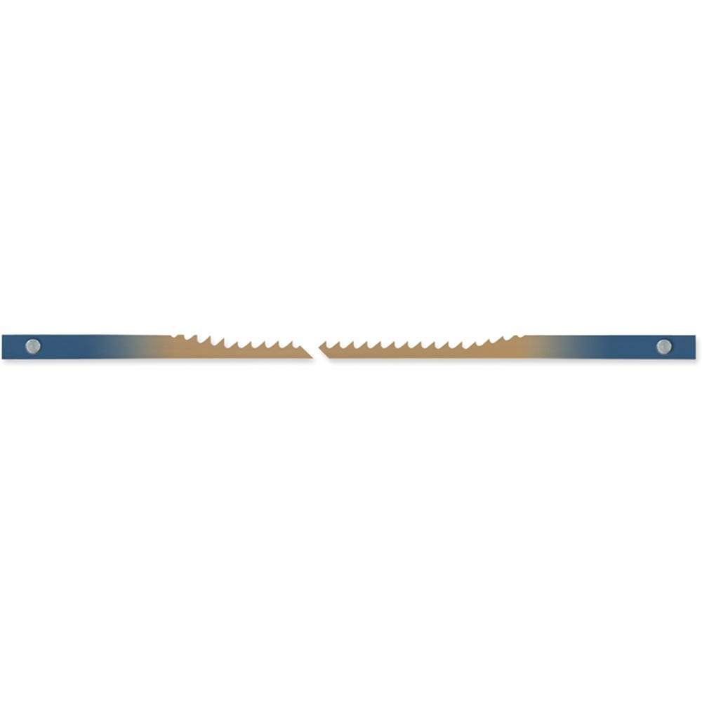 Pégas Silver Pegas Pinned Scroll Saw Blade Regular - 10Tpi (Pkt 6)