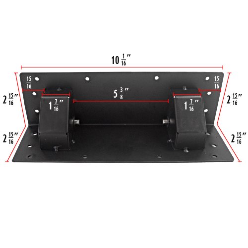 Seismic Audio - Sawhb30-2Pack - Pair Of Dual Wheel Kits For Stage Type Pa Speaker Cabinets - Makes Heavy And Bulky Speakers Portable #TOP2