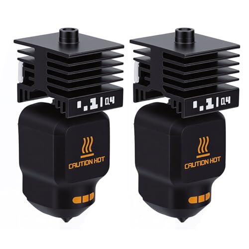 Asixxsix 2 �z�b�g�G���h�L�b�g Lab P2S H2D H2S A1 A1 �~�j 3D �v�����^�p�S�����q�[�g�u���[�N�d���X�`�[���m�Y���ő� 650C�A2 �̃v���C���X�g�[�����ꂽ 0.4mm �m�Y���t�� 4 �̃V���R���X���[�u