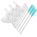 Loduve 3-Pack Replacement Straws for Thermos Funtainer 12 Ounce Bottle F401, BPA-FREE Straws with 3 Straw Cleaning Brushes