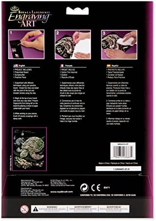 Royal and Langnickel Glow In The Dark Holographic Art A4 Size Sea Turtle Designed Painting Set