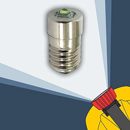 Petzl LED Conversion/Upgrade Bulb for Petzl Head Torch Headlamp Zoom Duo MES/E10 CREE. 1W CREE LED with 120 Lumen Output. 50,000+ Hours!