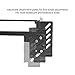MALOUF STEELOCK Hook-in Headboard-Footboard Heavy Duty Steel Frame-Metal Bed Rails, Queen