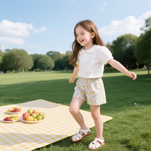 Image of Kiderence Toddler Girls Sandals Little Girls Kids Summer Shoes Toddler Sandals